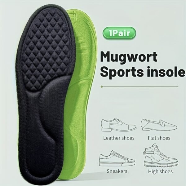 Un Par de Plantillas de Masaje Elevadas Cuadriláteras 5D, con una Sensación Suave y Absorción Rápida del Sudor, Adecuadas para Todo Tipo de Zapatos - Imagen 3